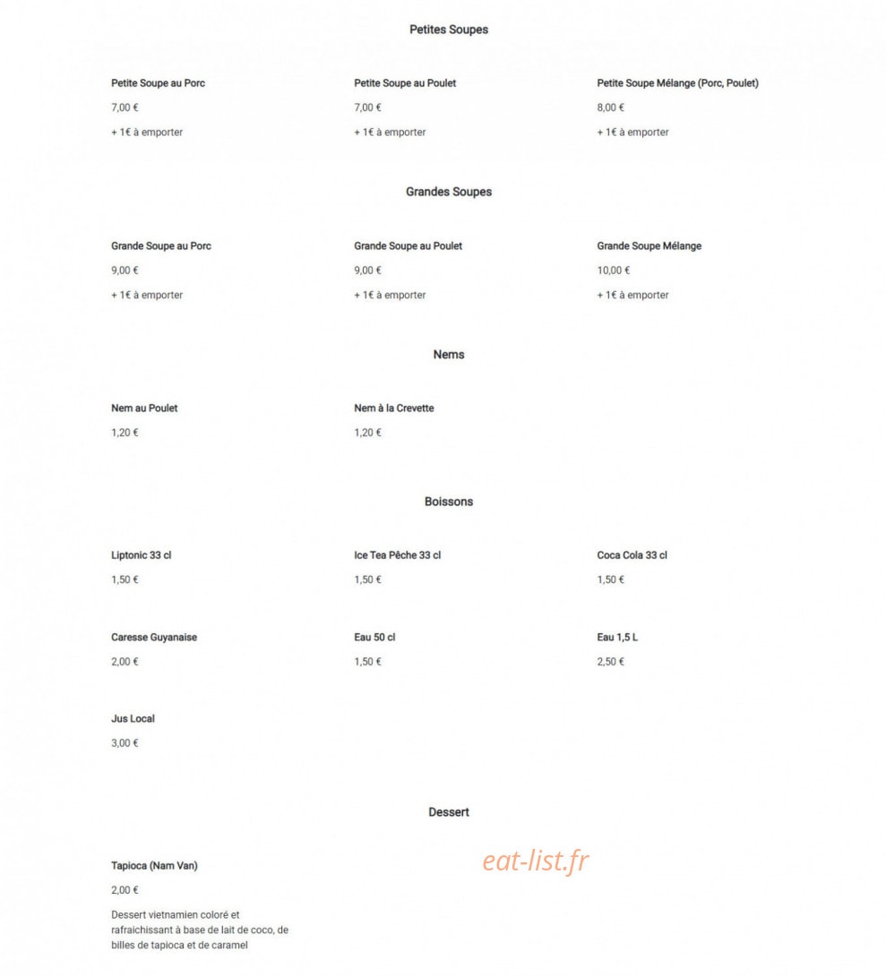 Soupe de l'Ouest — carte page 1