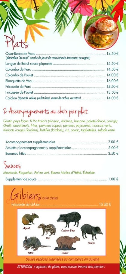 Ti Pic Kréol's — carte page 3