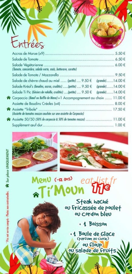 Ti Pic Kréol's — carte page 2