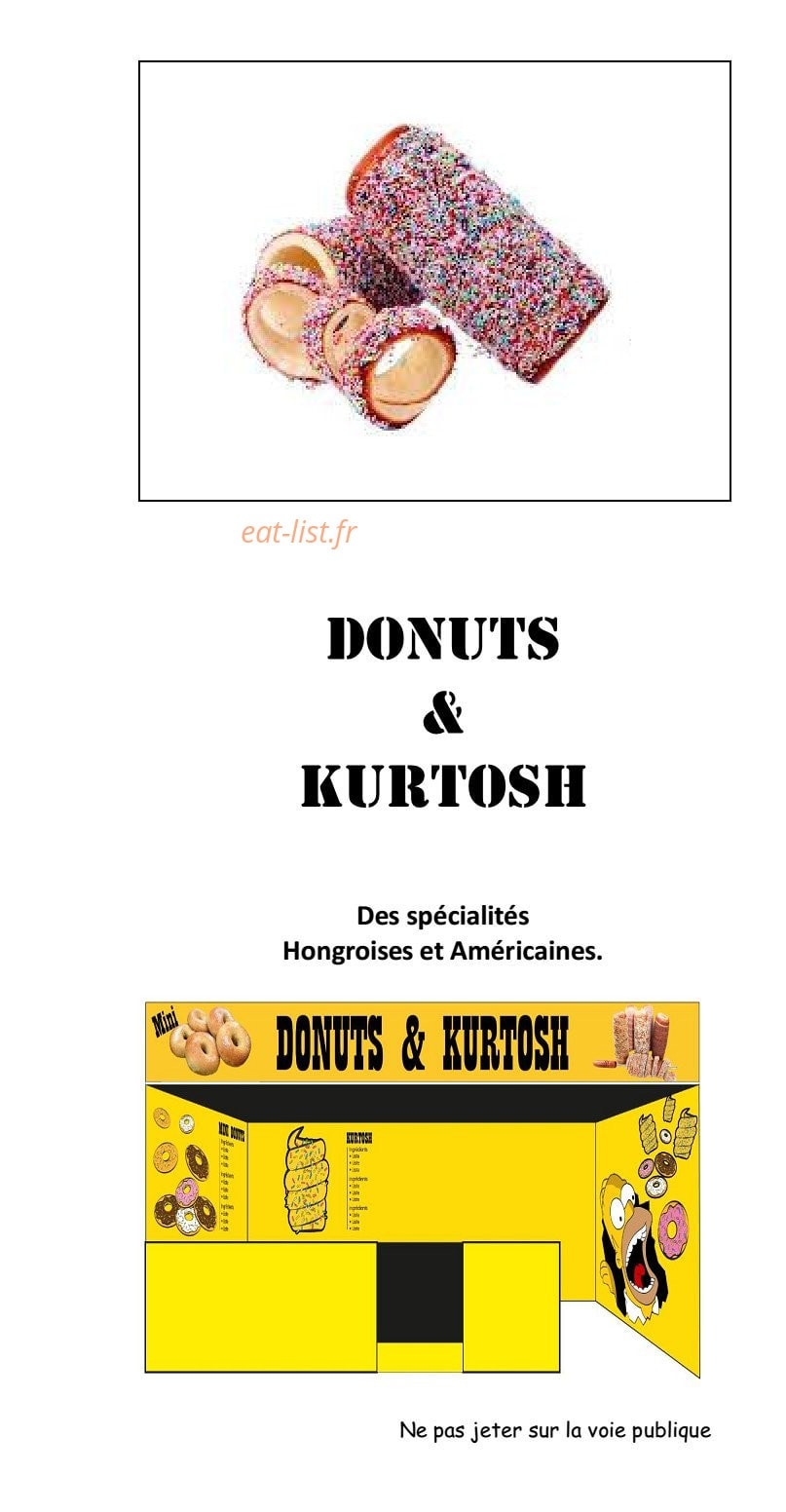 Donuts & Kurtosh — carte page 1