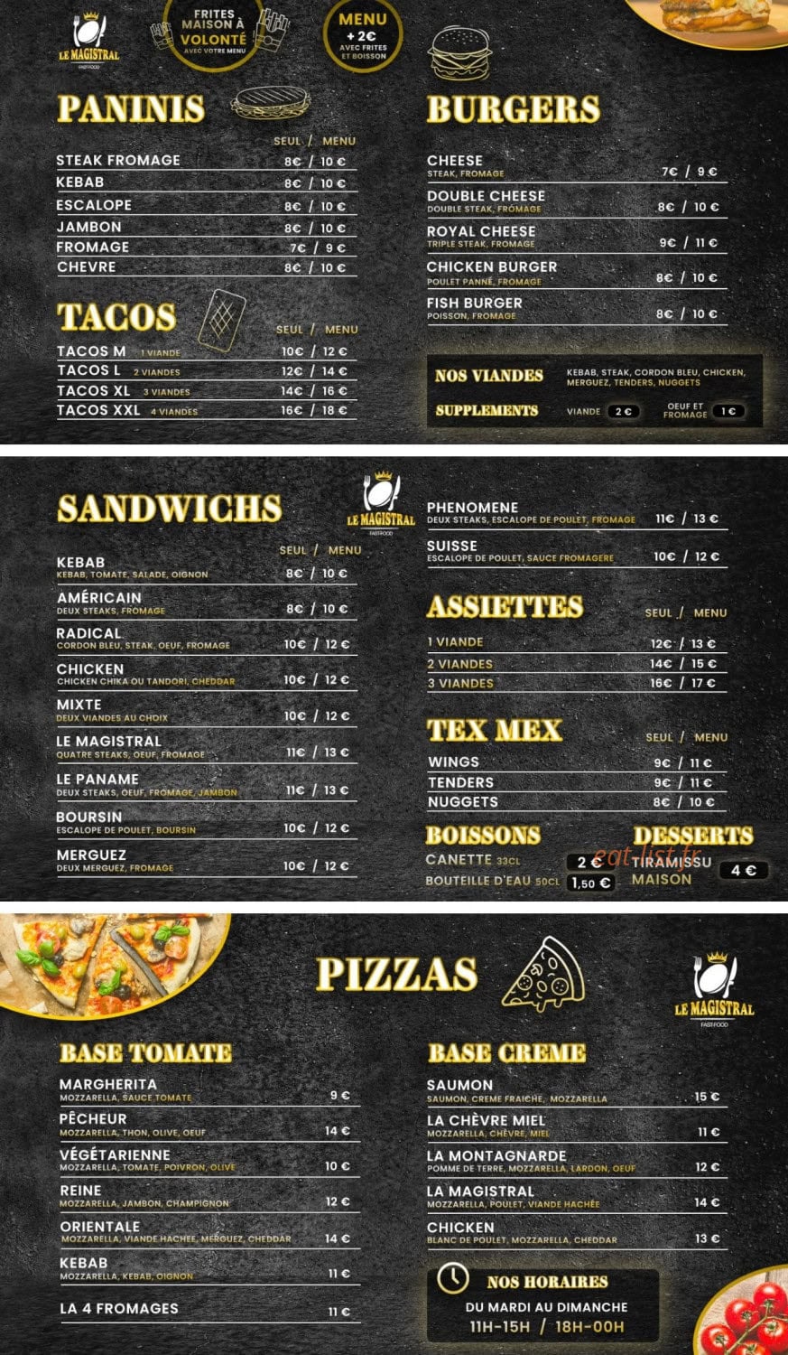 Le Buffle — carte page 1