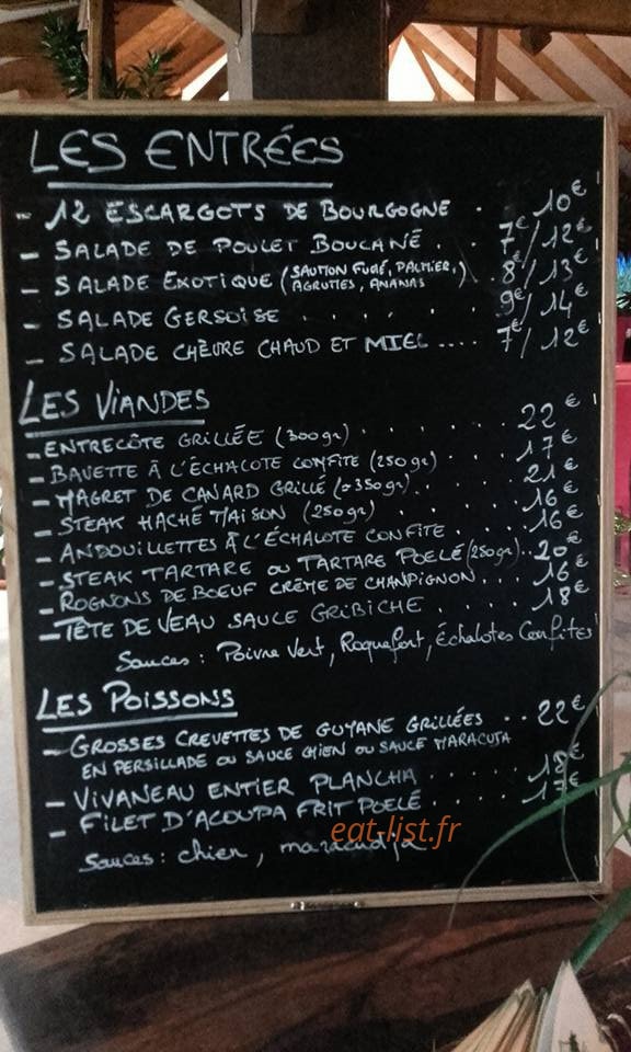 Le Kiosque — carte page 1