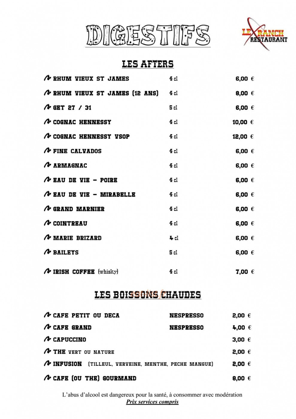 Le Ranch — carte page 8
