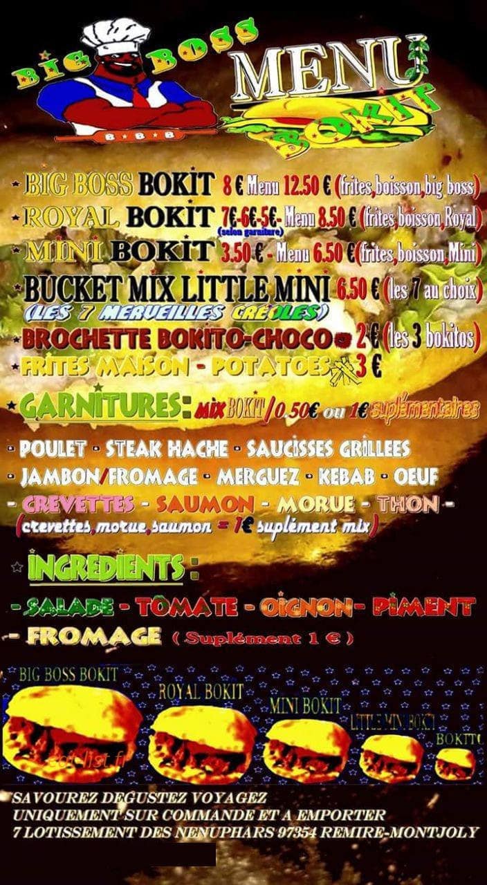 Bigboss Bokit — carte page 1
