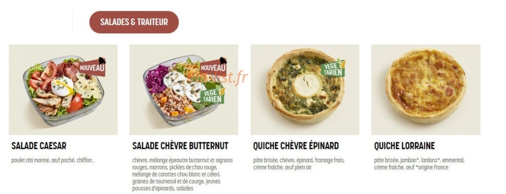 Brioche dorée — carte page 2