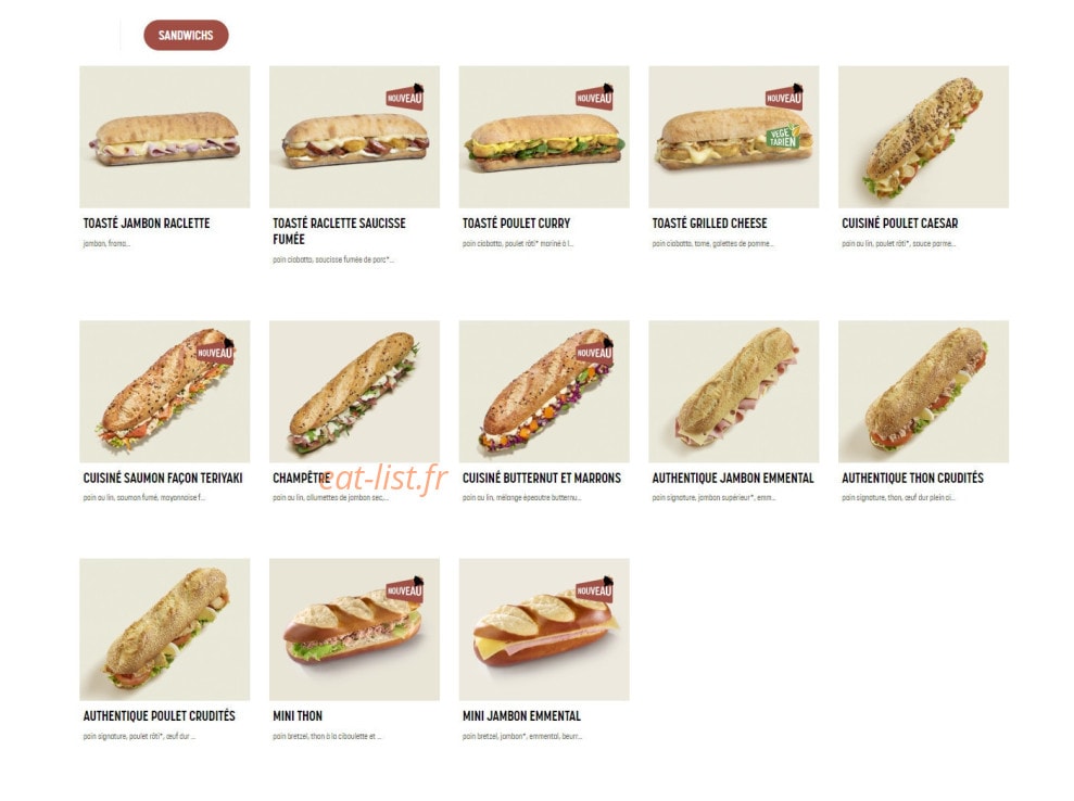 Brioche dorée — carte page 1