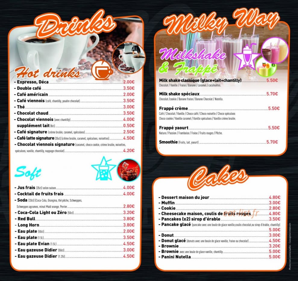 Fifties Diner Bar — carte page 5