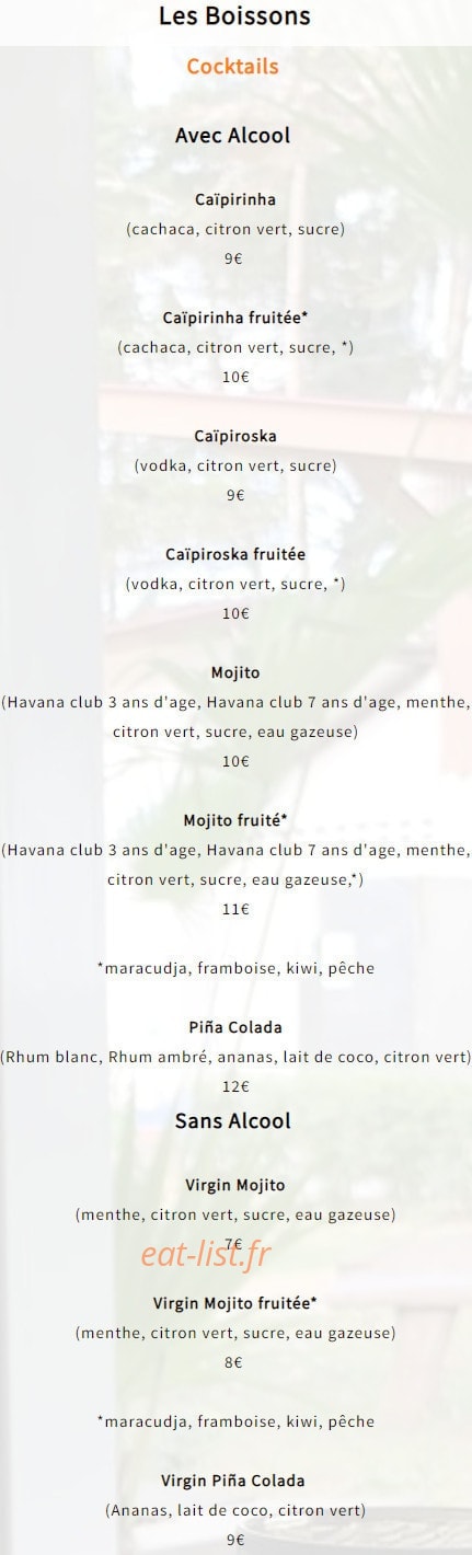 Le Barrio — carte page 4