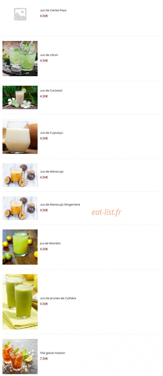 Le Korner — carte page 10