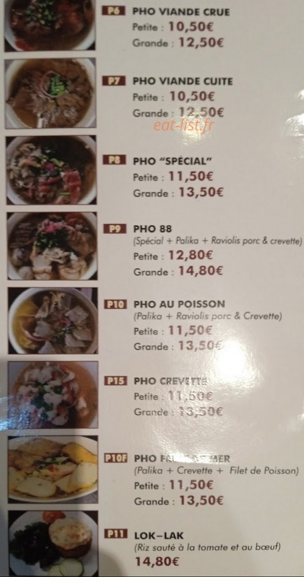 Pho 88 — carte page 3