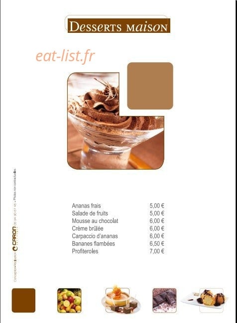 Pizza Montjoly — carte page 11