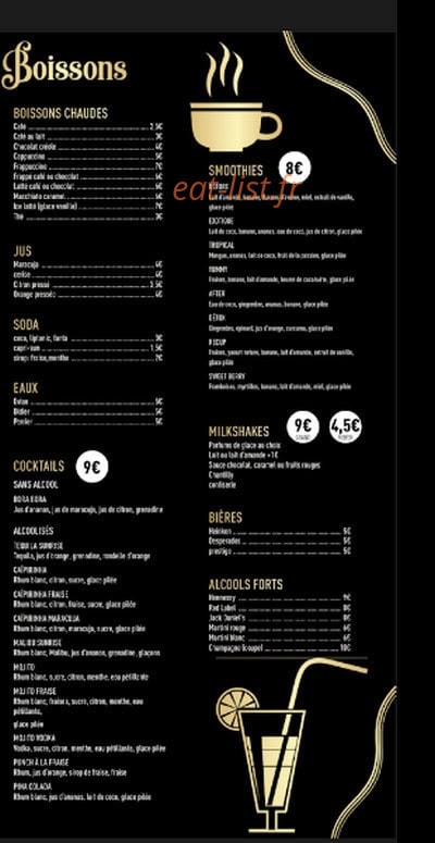 Crêperie mf — carte page 2