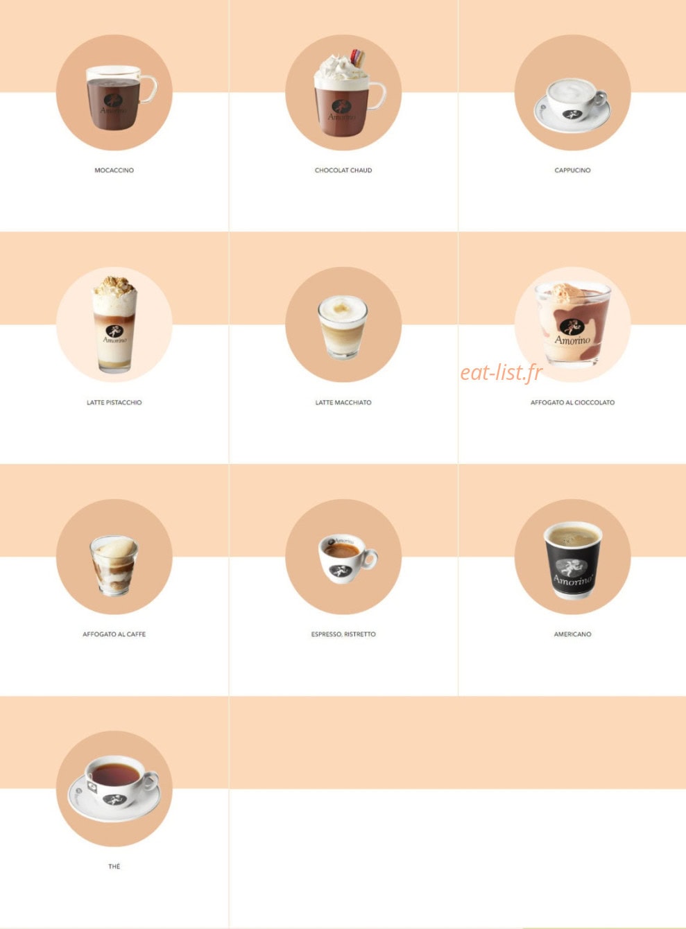 Amorino — carte page 5