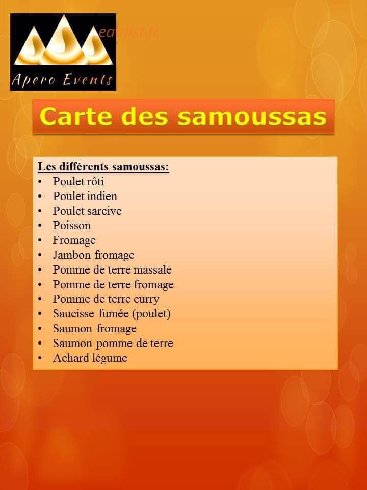 Apero Events — carte page 5