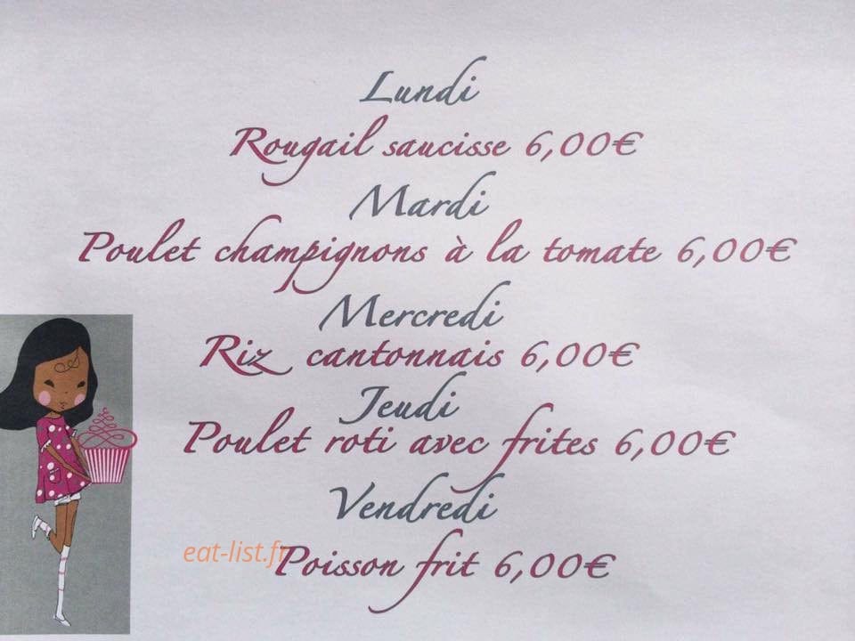 Aux Delices De Cassy — carte page 1
