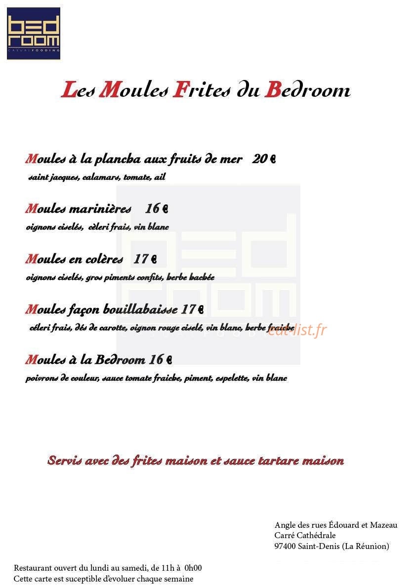 Bedroom — carte page 1