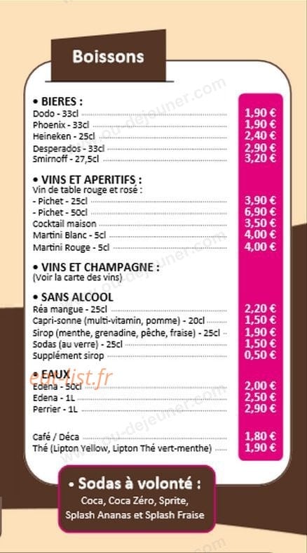 Better days — carte page 3
