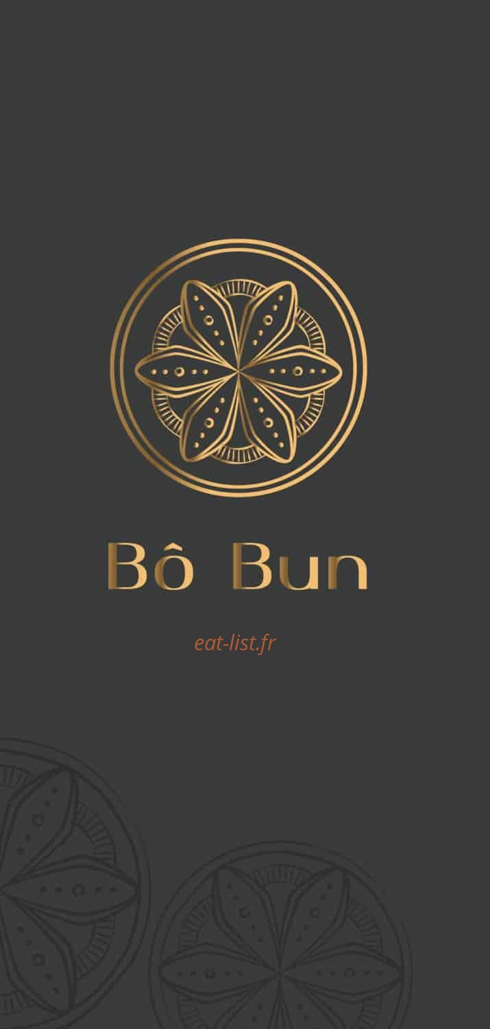 Bô Bun — carte page 1