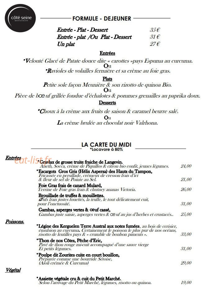 Côté Seine — carte page 1