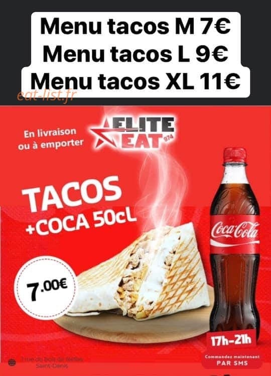 Elite Eat 974 — carte page 2