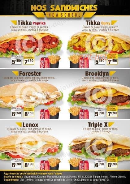 Harlem Streetfood — carte page 3