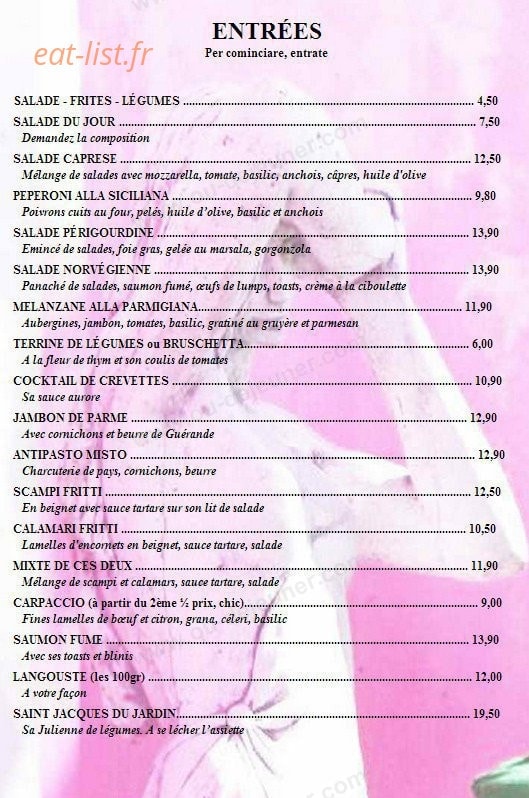 Il Giardino d'Italia — carte page 2