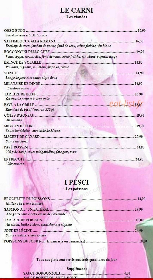 Il Giardino d'Italia — carte page 4