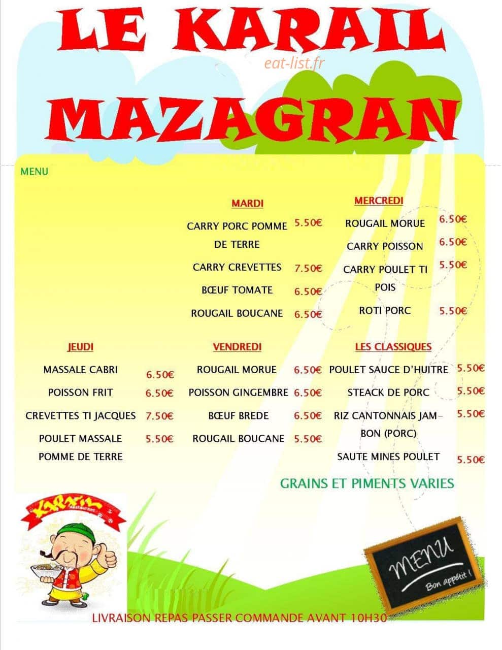 Karaïl Mazagran — carte page 1