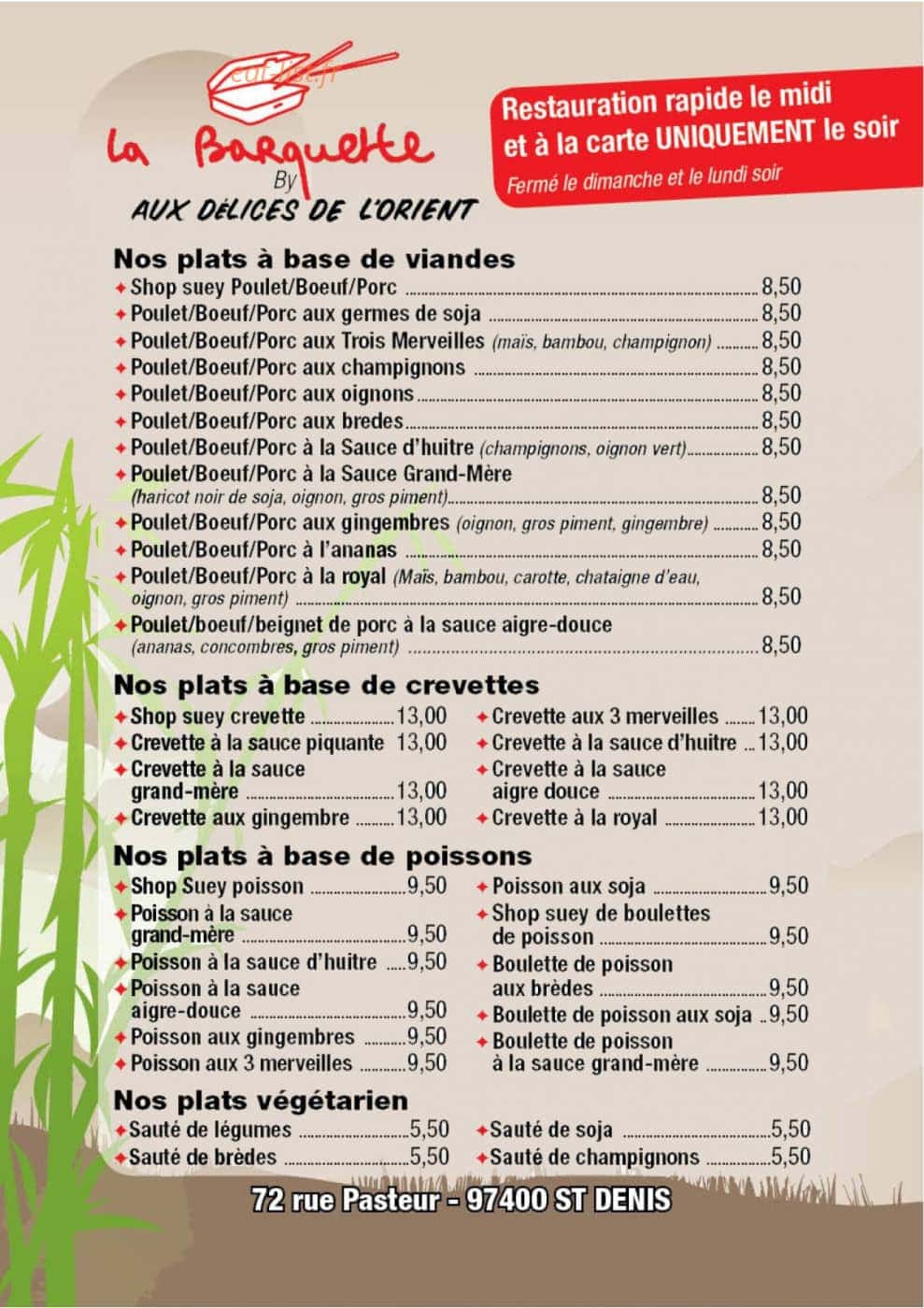 La Barquette — carte page 1