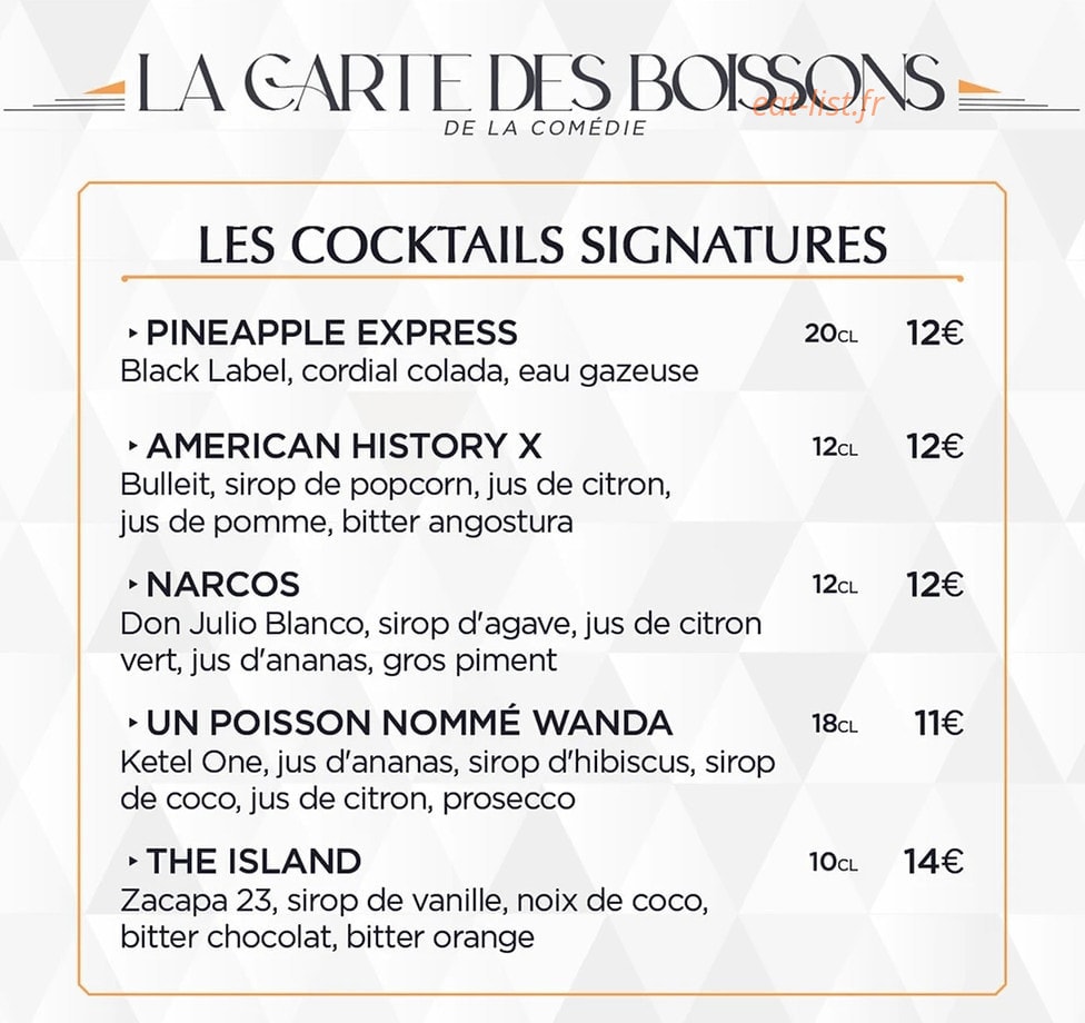 La Comédie — carte page 8