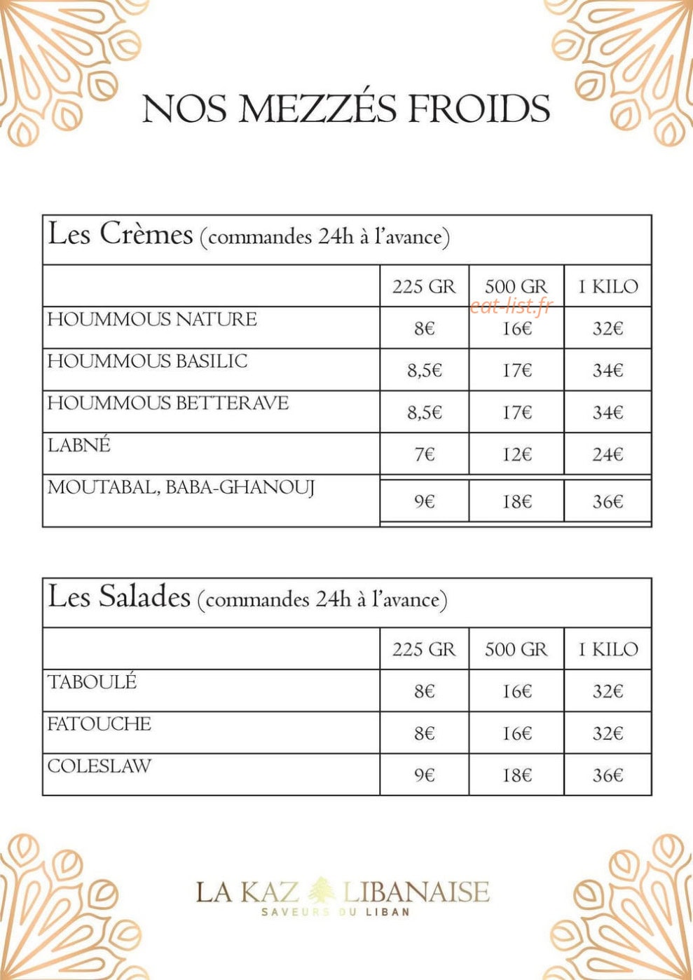 La Kaz — carte page 4