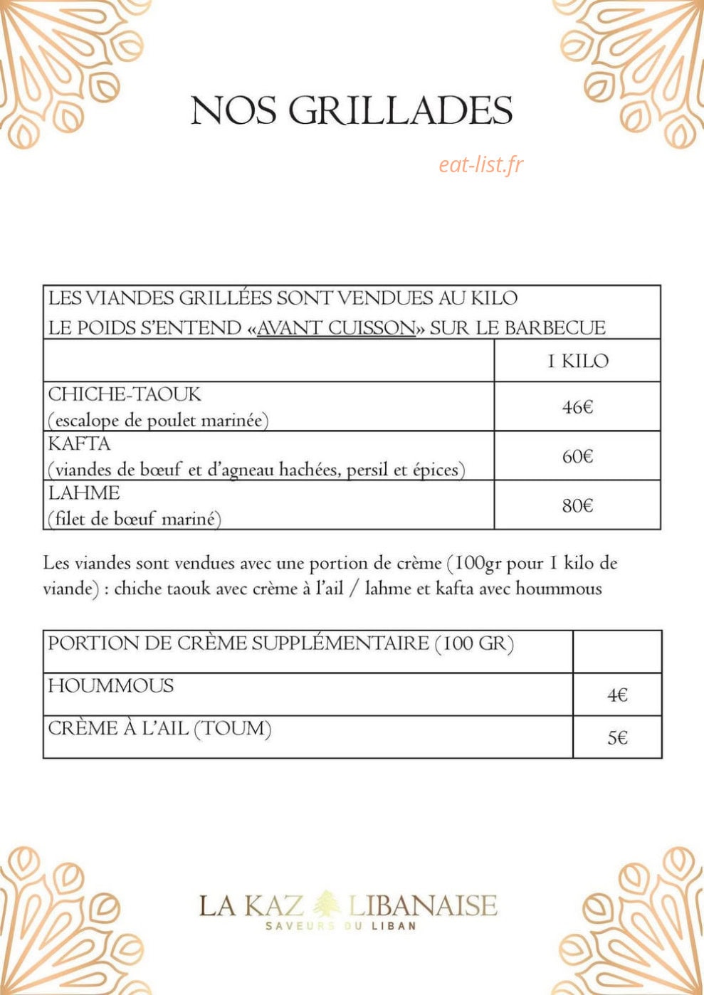 La Kaz — carte page 2