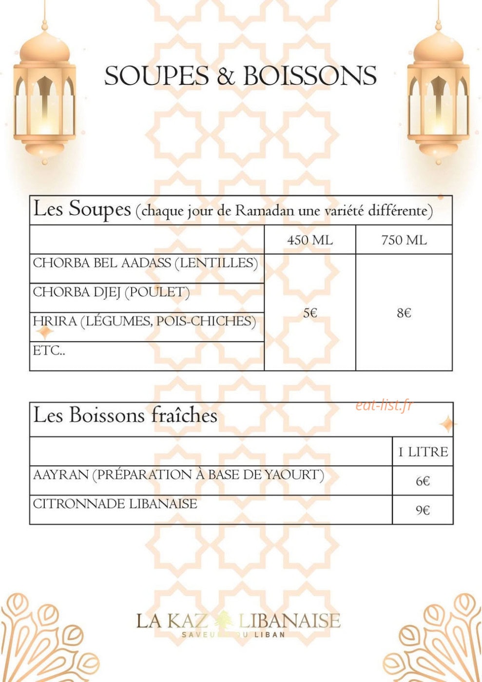La Kaz — carte page 6