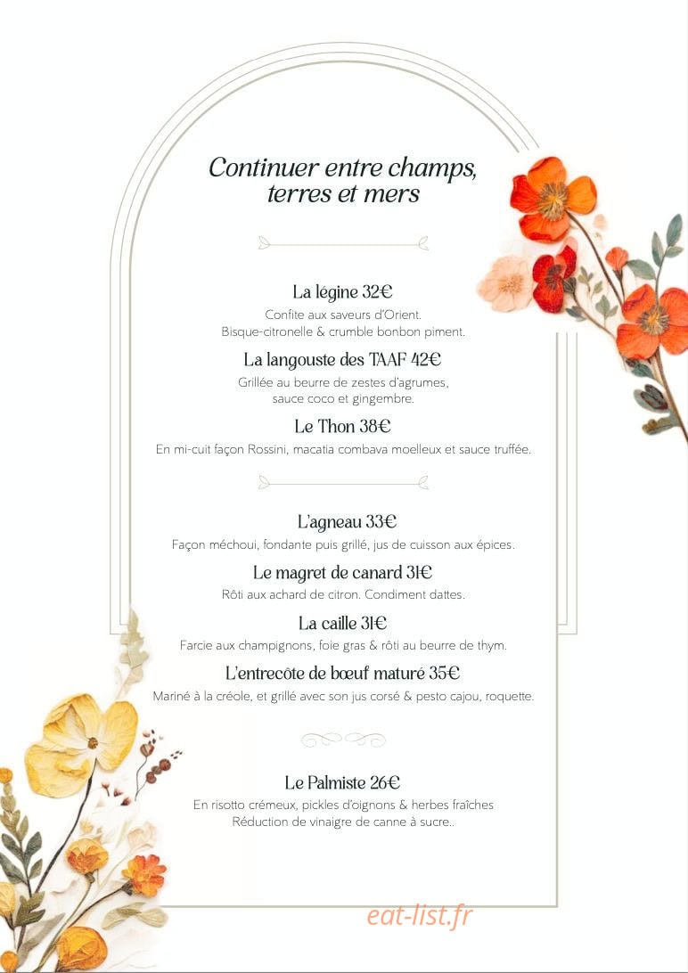 Le Célimène — carte page 2