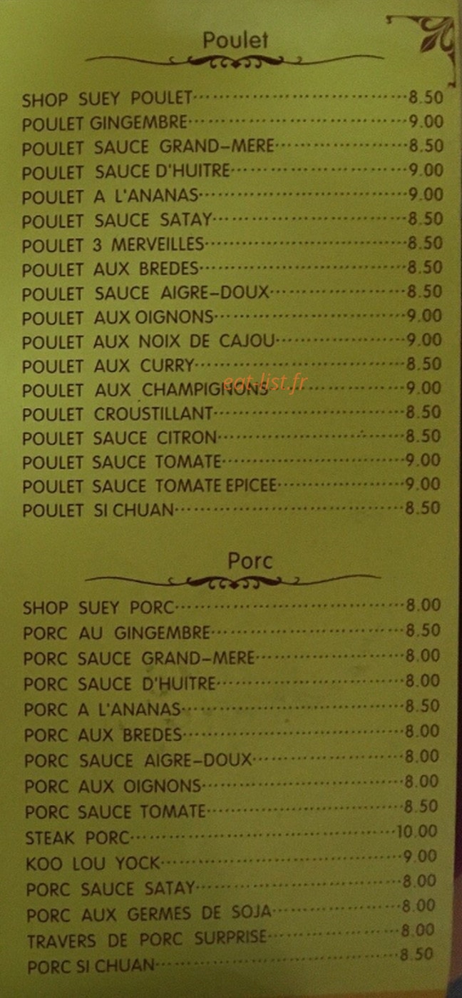 Le Délicieux — carte page 3