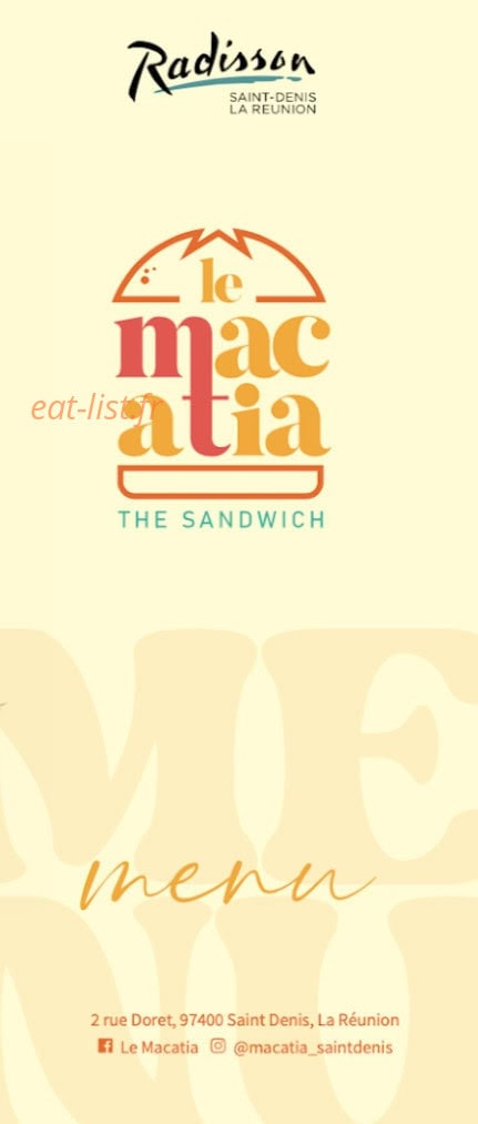 Le Macatia — carte page 1