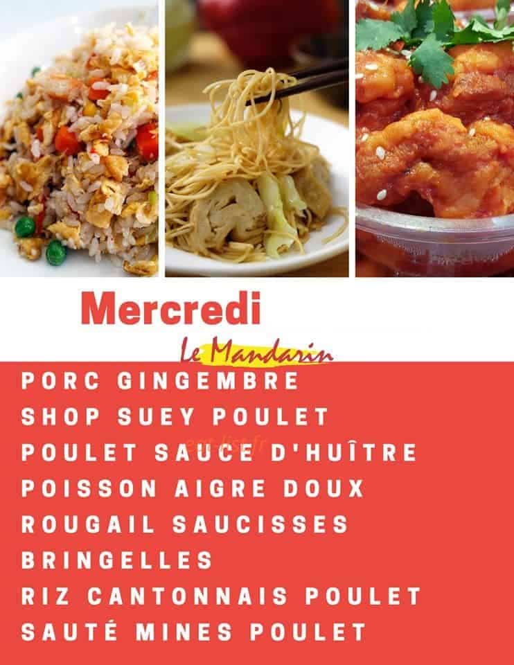 Le Mandarin — carte page 1