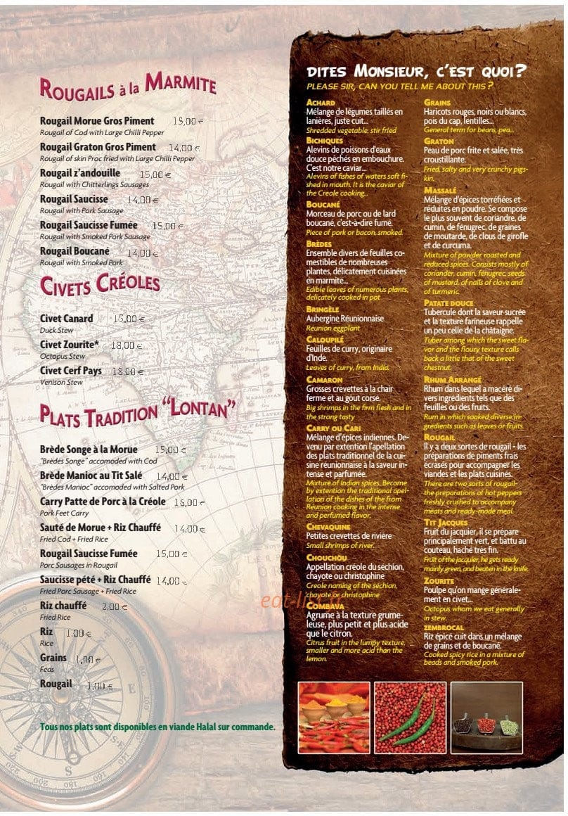 Le Reflet des Iles — carte page 4