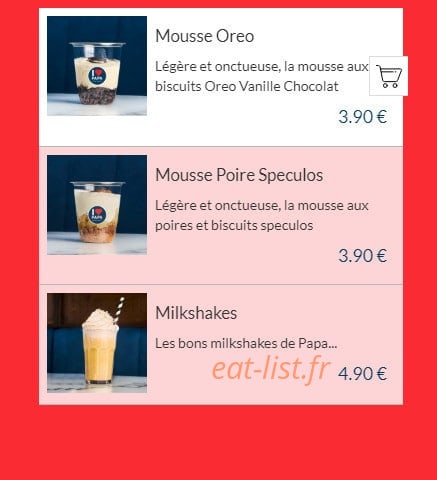 Les Burgers de Papa — carte page 5