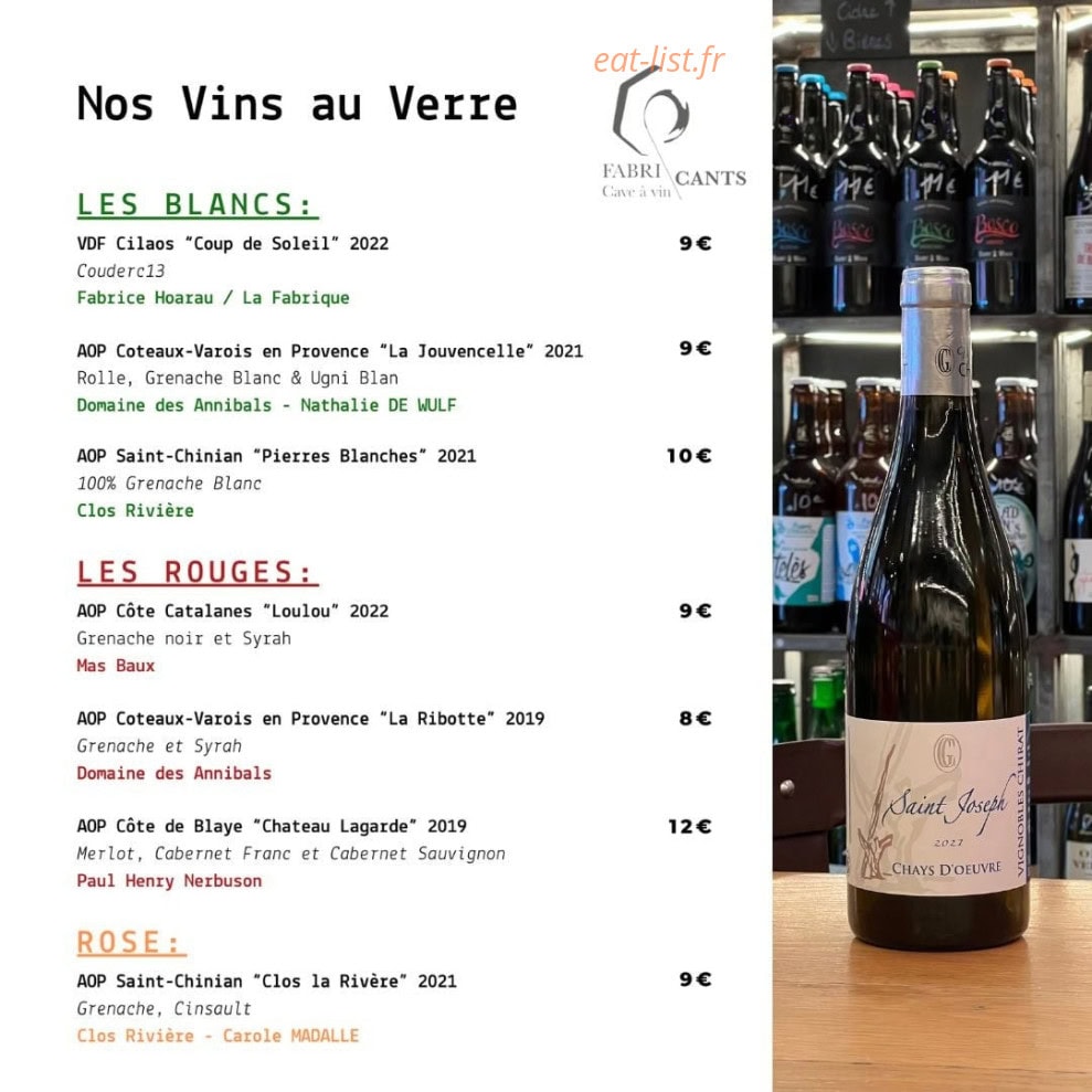 Les Fabricants — carte page 2