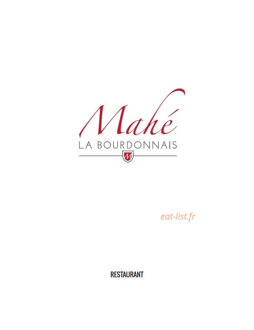 Mahé La Bourdonnais — carte page 1