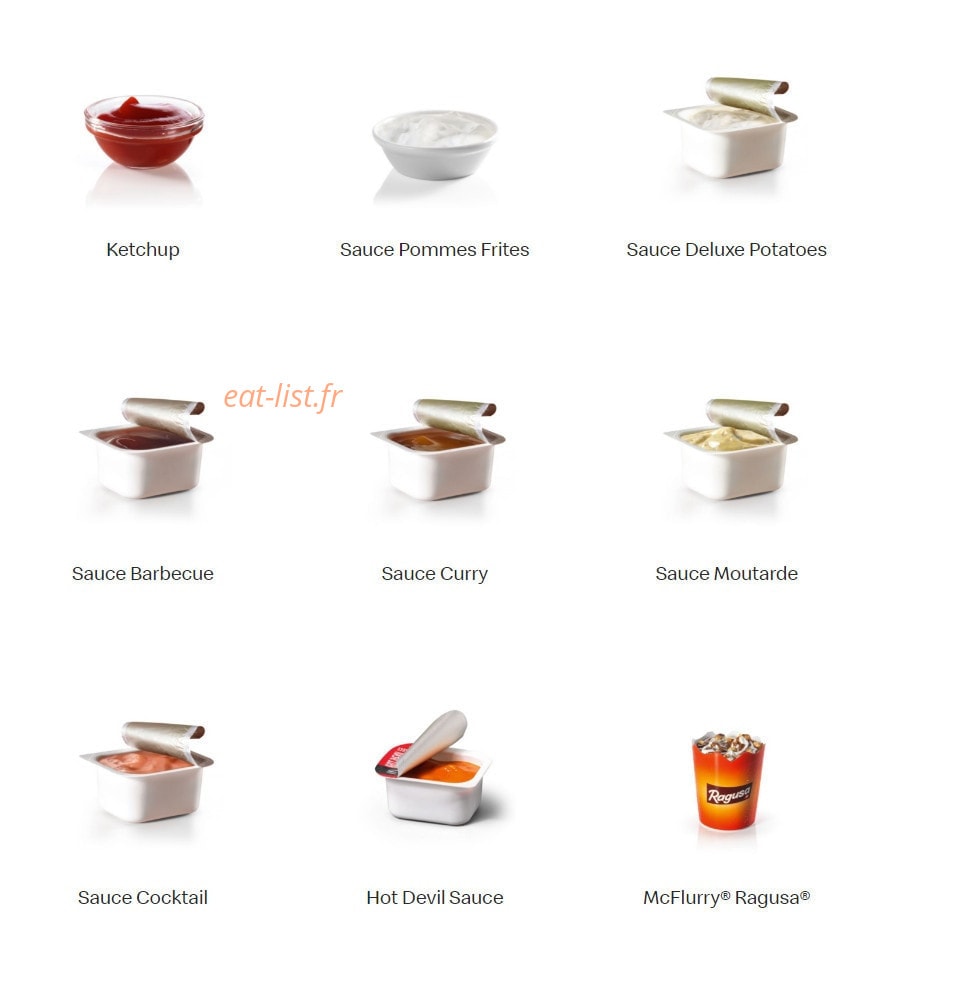 Mc Donald's — carte page 9