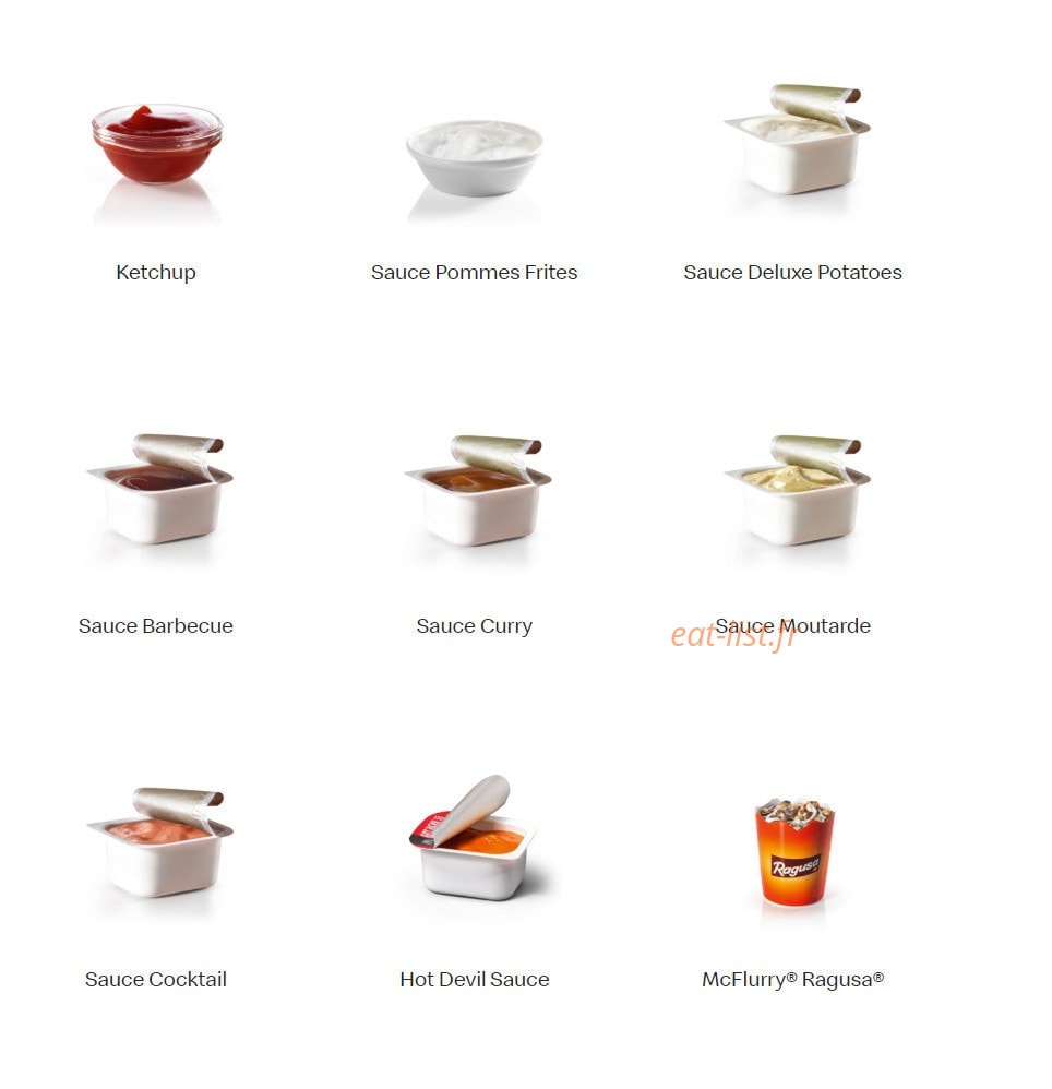Mc Donald's — carte page 9