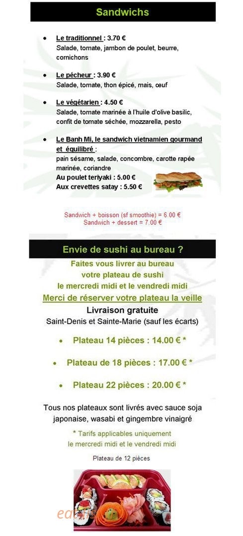 Meal Evasion — carte page 3