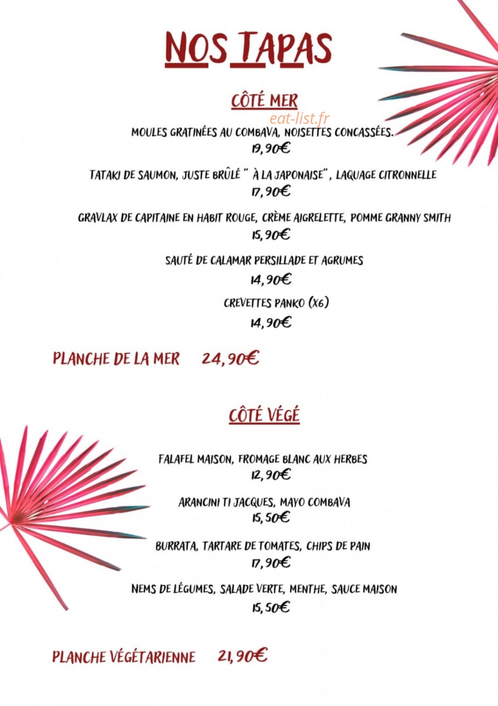 ÔTiBar — carte page 4