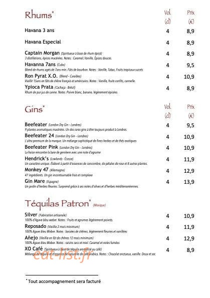 ÔTiBar — carte page 13