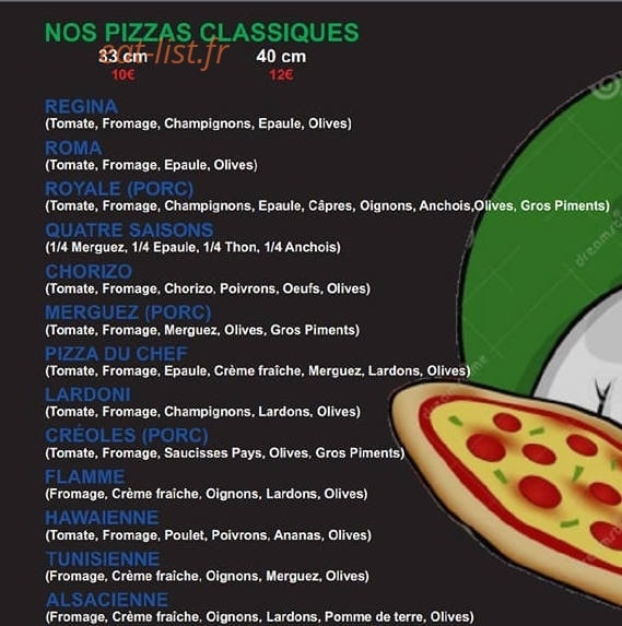 Pizza du jardin — carte page 3