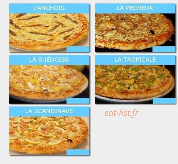 Pizza Uno — carte page 1