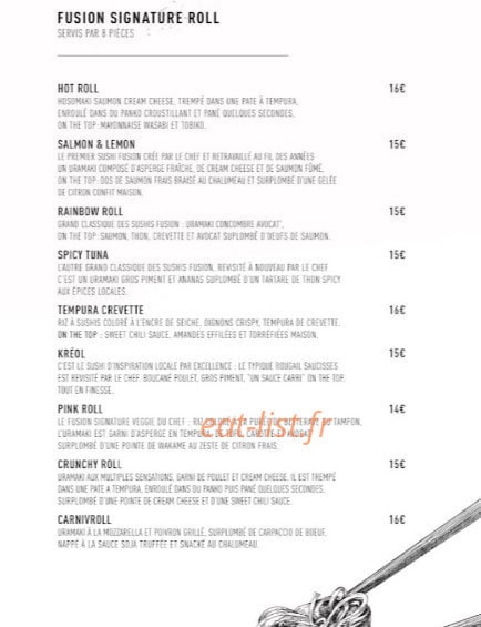 Sushic — carte page 4