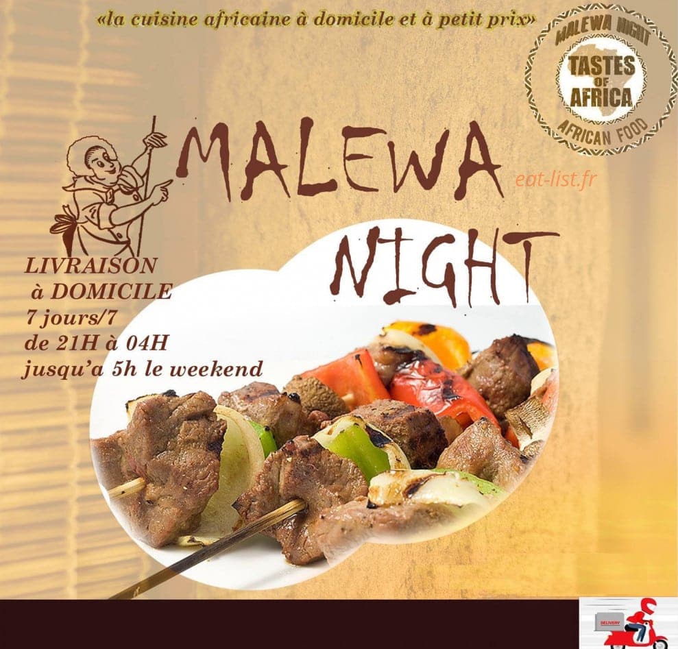 Taste Food Night — carte page 1